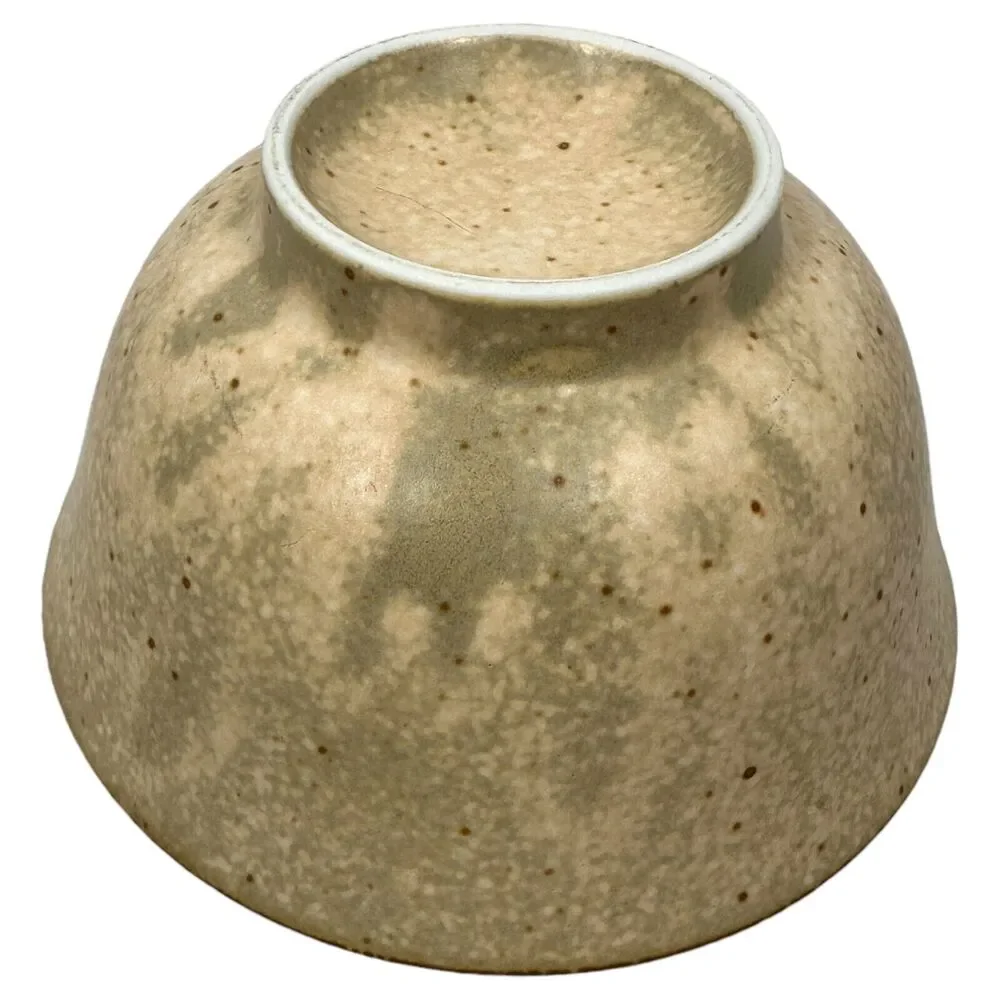 Thai Pottery Snowflake Star Rice Serving Bowls Lot‎ of 2 Art Stoneware Pottery